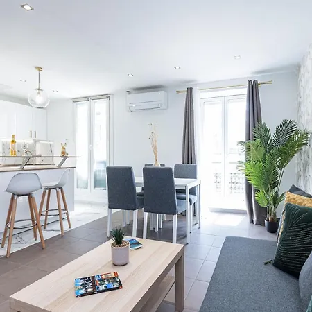 Lejlighed Casa Reine Jeanne- Ideal Groups & Family -central Near Train Station - Parking - New&confort-ac Nice