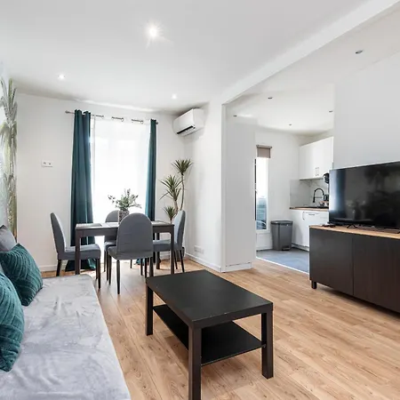Casa Reine Jeanne- Ideal Groups & Family -central Near Train Station - Parking - New&confort-ac * Nice