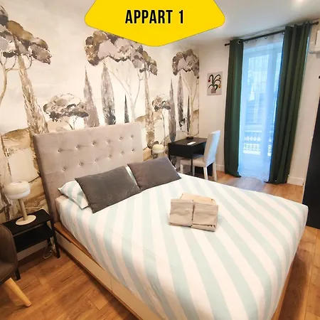 Casa Reine Jeanne- Ideal Groups & Family -central Near Train Station - Parking - New&confort-ac * Nizza