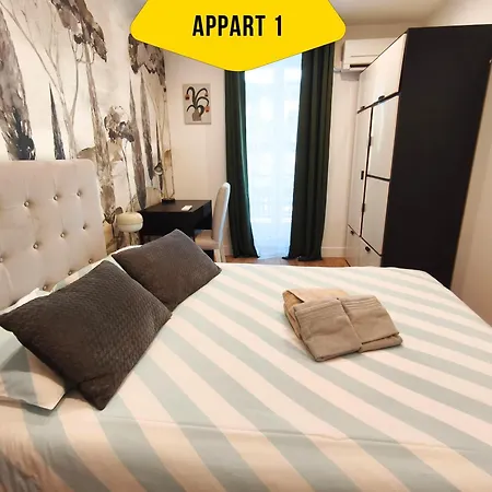 Casa Reine Jeanne- Ideal Groups & Family -central Near Train Station - Parking - New&confort-ac Daire