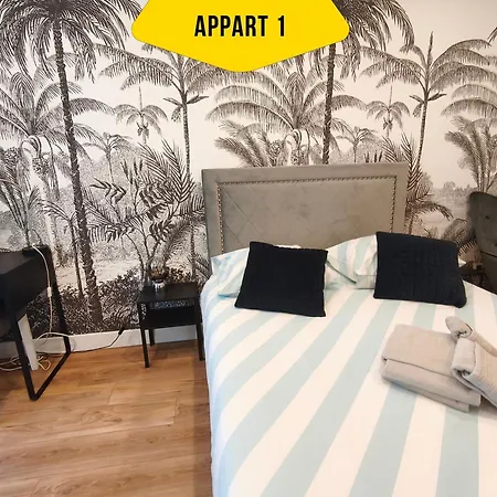 Apartamento Casa Reine Jeanne- Ideal Groups & Family -central Near Train Station - Parking - New&confort-ac Niza