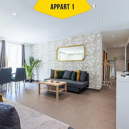 Casa Reine Jeanne- Ideal Groups & Family -central Near Train Station - Parking - New&confort-ac