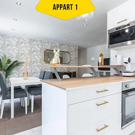 Casa Reine Jeanne- Ideal Groups & Family -central Near Train Station - Parking - New&confort-ac * Nice