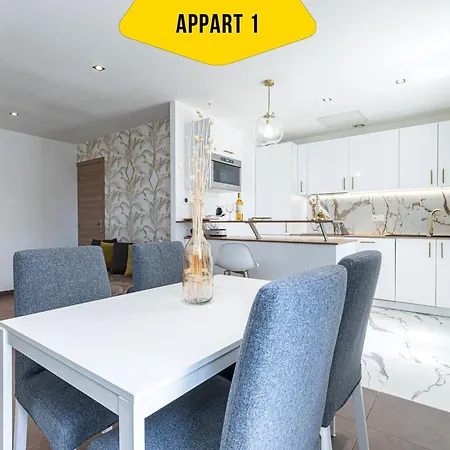 Casa Reine Jeanne- Ideal Groups & Family -central Near Train Station - Parking - New&confort-ac Lejlighed *