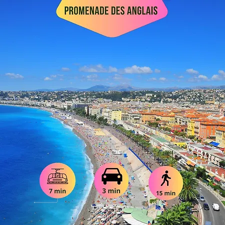 Lejlighed Casa Reine Jeanne- Ideal Groups & Family -central Near Train Station - Parking - New&confort-ac