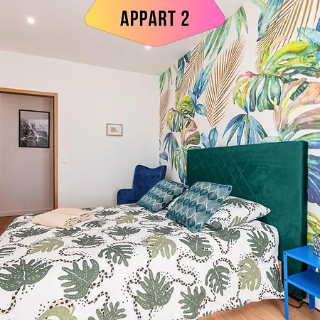 Lejlighed Casa Reine Jeanne- Ideal Groups & Family -central Near Train Station - Parking - New&confort-ac *