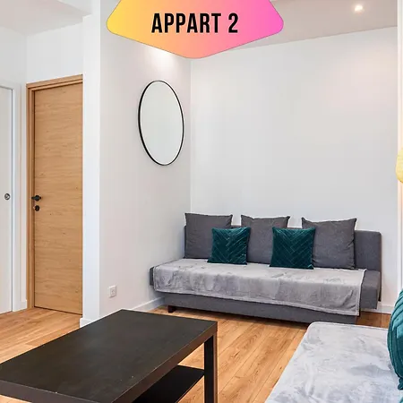 Casa Reine Jeanne- Ideal Groups & Family -central Near Train Station - Parking - New&confort-ac Lejlighed