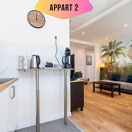 Casa Reine Jeanne- Ideal Groups & Family -central Near Train Station - Parking - New&confort-ac Apartment Nizza