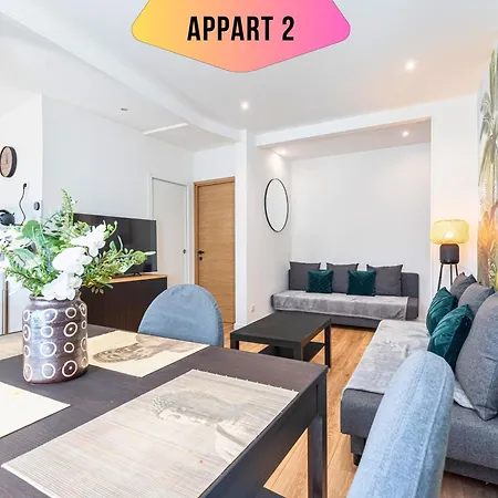 Casa Reine Jeanne- Ideal Groups & Family -central Near Train Station - Parking - New&confort-ac *